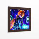 The Cyber Fox 4 - AI-ART | Cuadro decorativo de Canvas Lab