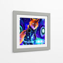 The Cyber Fox 4 - AI-ART | Cuadro decorativo de Canvas Lab