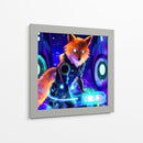 The Cyber Fox 4 - AI-ART | Cuadro decorativo de Canvas Lab