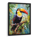 TUCÁN FELIZ EN LA SELVA - Dav Madrid | Cuadro decorativo de Canvas Lab
