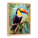 TUCÁN FELIZ EN LA SELVA - Dav Madrid | Cuadro decorativo de Canvas Lab