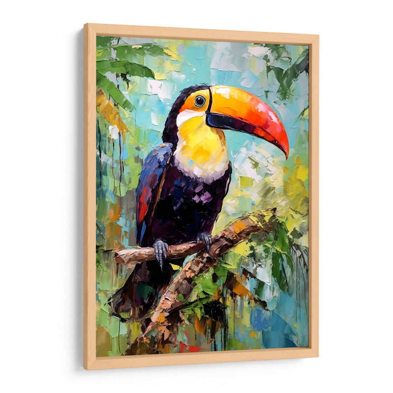 TUCÁN FELIZ EN LA SELVA - Dav Madrid | Cuadro decorativo de Canvas Lab
