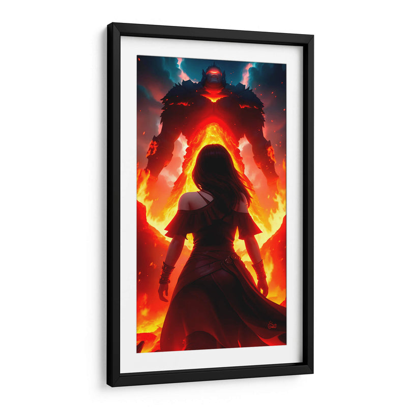 Enfrentando a un Titan de fuego! - Ham Hams! | Cuadro decorativo de Canvas Lab