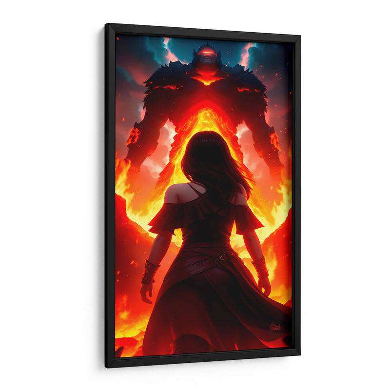 Enfrentando a un Titan de fuego! - Ham Hams! | Cuadro decorativo de Canvas Lab