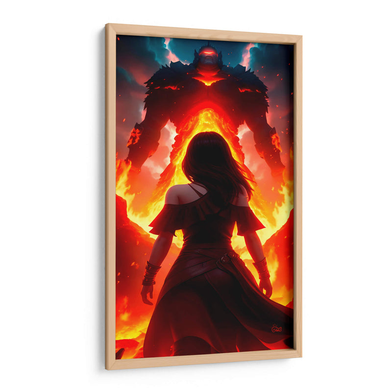 Enfrentando a un Titan de fuego! - Ham Hams! | Cuadro decorativo de Canvas Lab