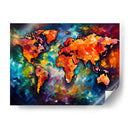 Mapa del Mundo - LA Style | Cuadro decorativo de Canvas Lab