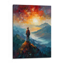 Caminante sobre la montaña - LA Style | Cuadro decorativo de Canvas Lab