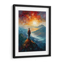 Caminante sobre la montaña - LA Style | Cuadro decorativo de Canvas Lab