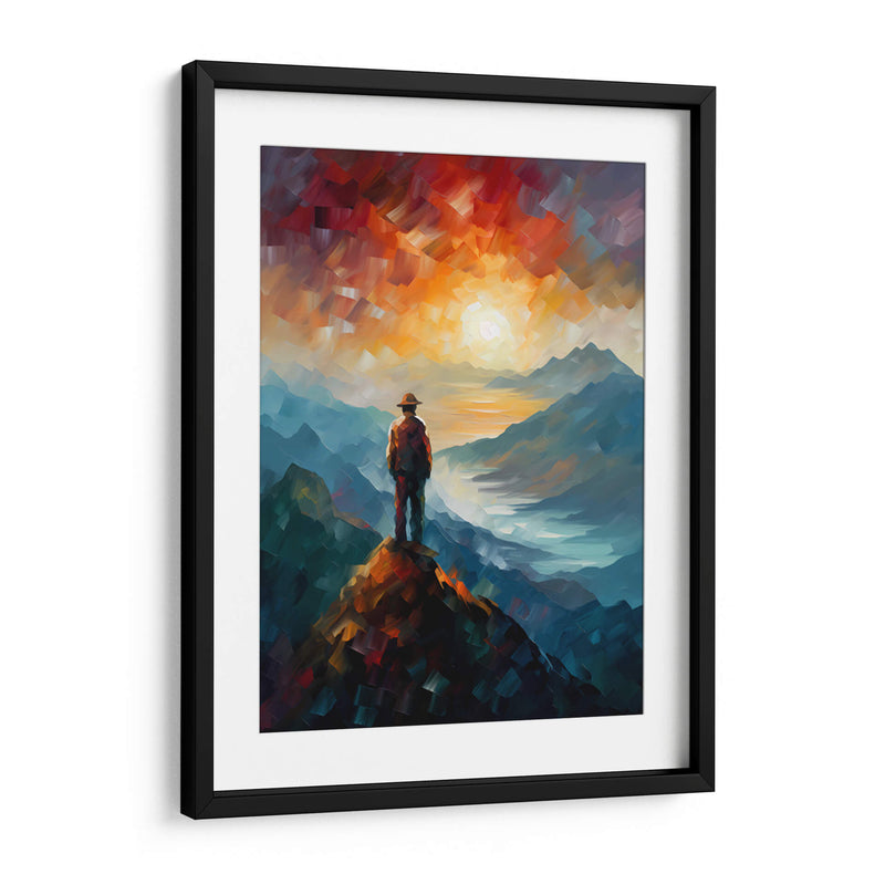 Caminante sobre la montaña - LA Style | Cuadro decorativo de Canvas Lab