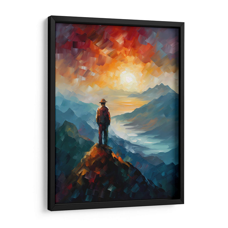 Caminante sobre la montaña - LA Style | Cuadro decorativo de Canvas Lab