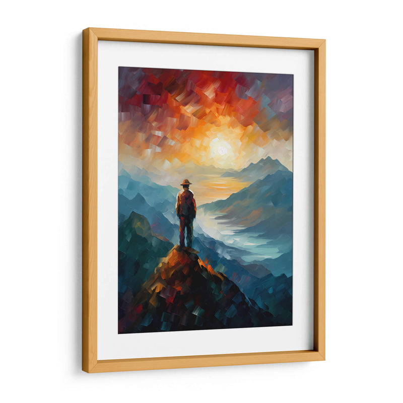 Caminante sobre la montaña - LA Style | Cuadro decorativo de Canvas Lab