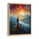 Caminante sobre la montaña - LA Style | Cuadro decorativo de Canvas Lab