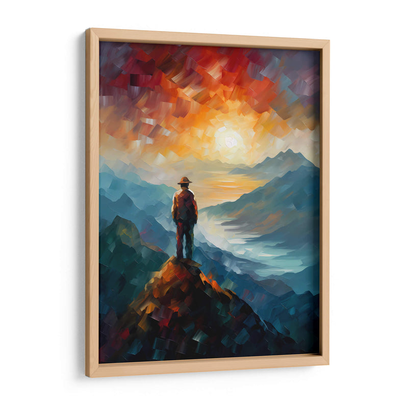 Caminante sobre la montaña - LA Style | Cuadro decorativo de Canvas Lab