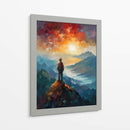 Caminante sobre la montaña - LA Style | Cuadro decorativo de Canvas Lab