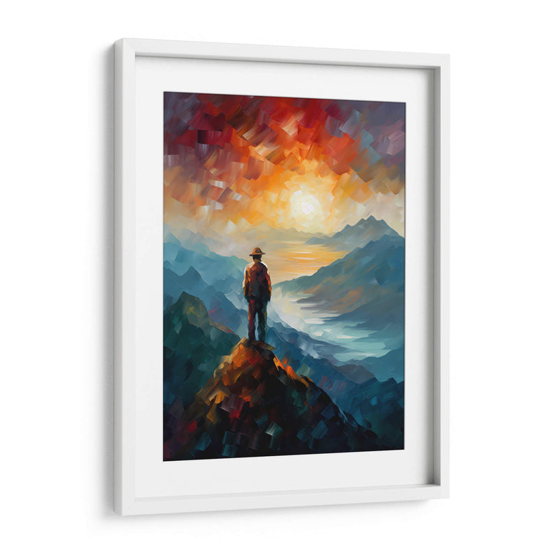 Caminante sobre la montaña - LA Style | Cuadro decorativo de Canvas Lab