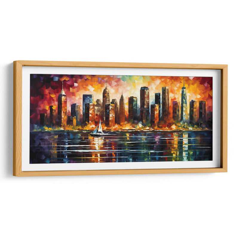 New York Skyline - LA Style | Cuadro decorativo de Canvas Lab