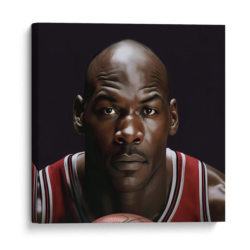 Jordan The GOAT - Icon Hunter | Cuadro decorativo de Canvas Lab