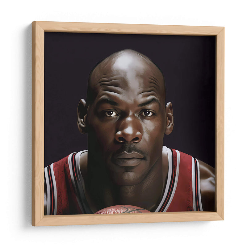 Jordan The GOAT - Icon Hunter | Cuadro decorativo de Canvas Lab