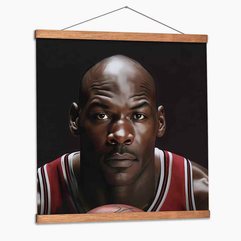 Jordan The GOAT - Icon Hunter | Cuadro decorativo de Canvas Lab