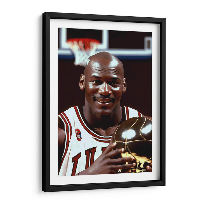 The GOAT con trofeo - Icon Hunter | Cuadro decorativo de Canvas Lab