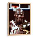 The GOAT con trofeo - Icon Hunter | Cuadro decorativo de Canvas Lab