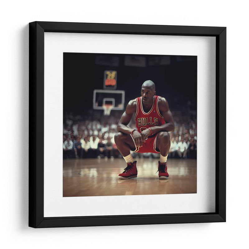 Jordan descansando concentrado - Icon Hunter | Cuadro decorativo de Canvas Lab