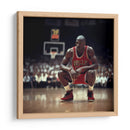 Jordan descansando concentrado - Icon Hunter | Cuadro decorativo de Canvas Lab