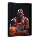 Jordan a punto de disparar - Icon Hunter | Cuadro decorativo de Canvas Lab