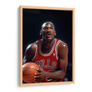 Jordan a punto de disparar - Icon Hunter | Cuadro decorativo de Canvas Lab