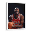 Jordan a punto de disparar - Icon Hunter | Cuadro decorativo de Canvas Lab