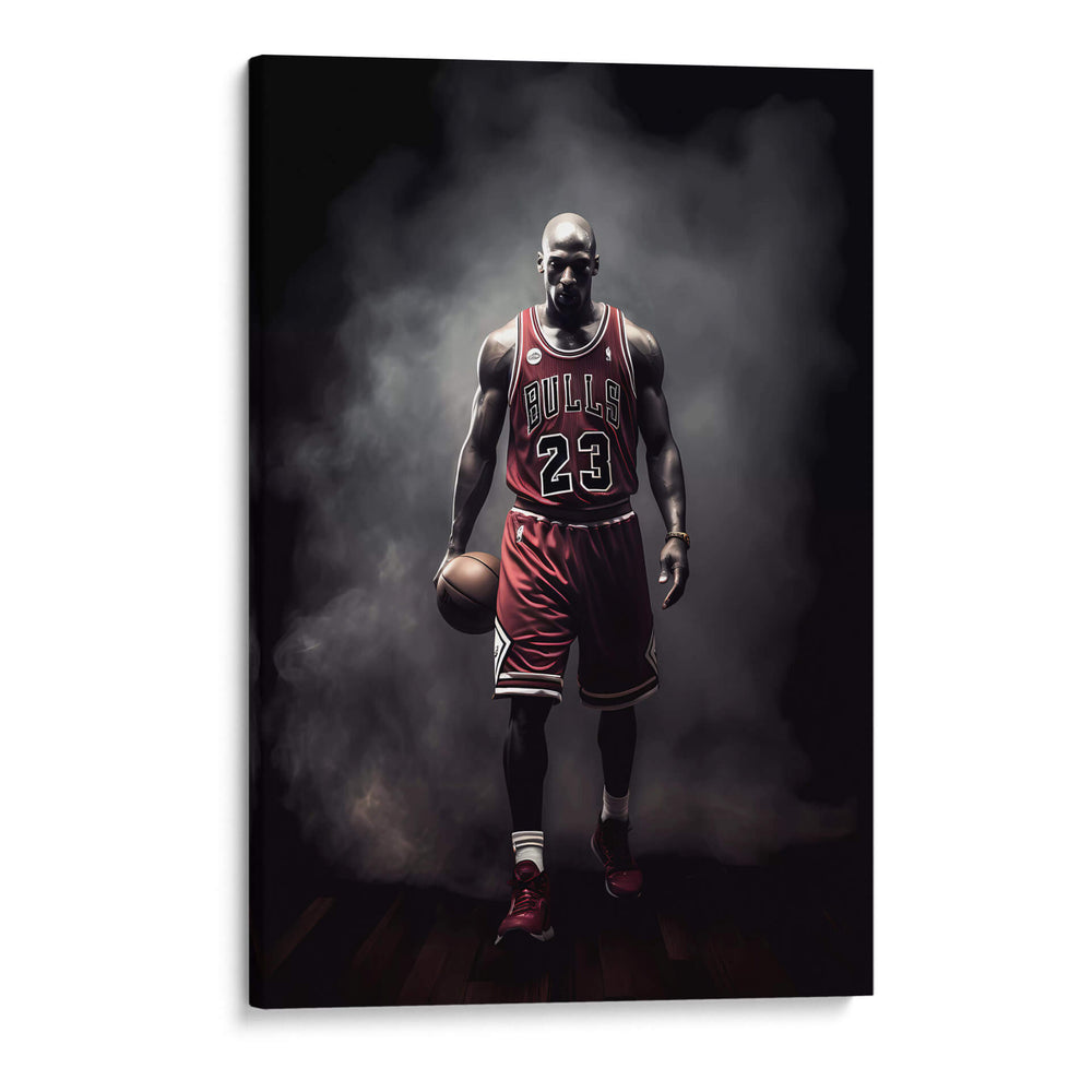 Jordan a la cancha - Icon Hunter | Cuadro decorativo de Canvas Lab