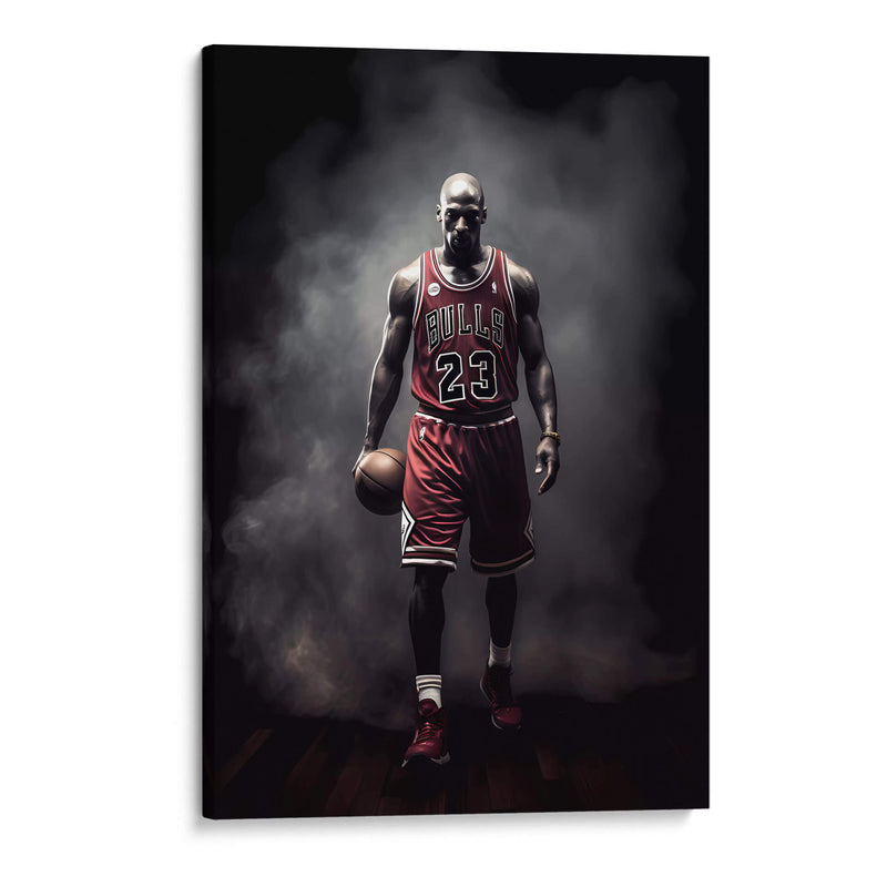 Jordan a la cancha - Icon Hunter | Cuadro decorativo de Canvas Lab