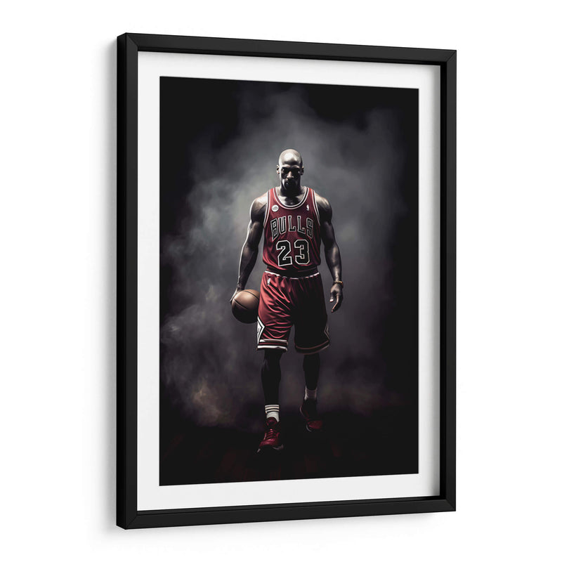 Jordan a la cancha - Icon Hunter | Cuadro decorativo de Canvas Lab