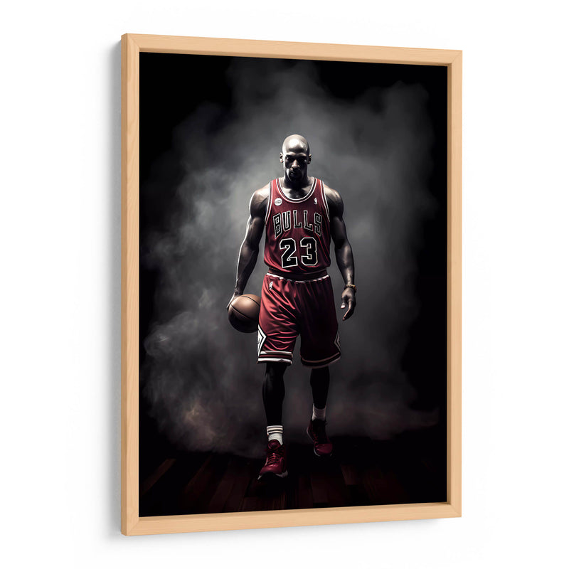 Jordan a la cancha - Icon Hunter | Cuadro decorativo de Canvas Lab