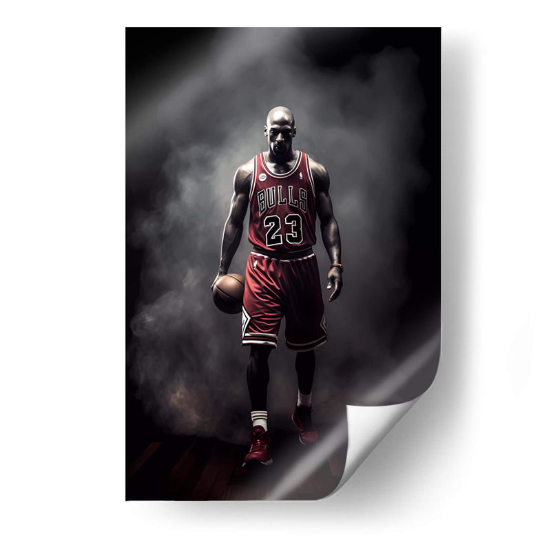 Jordan a la cancha - Icon Hunter | Cuadro decorativo de Canvas Lab