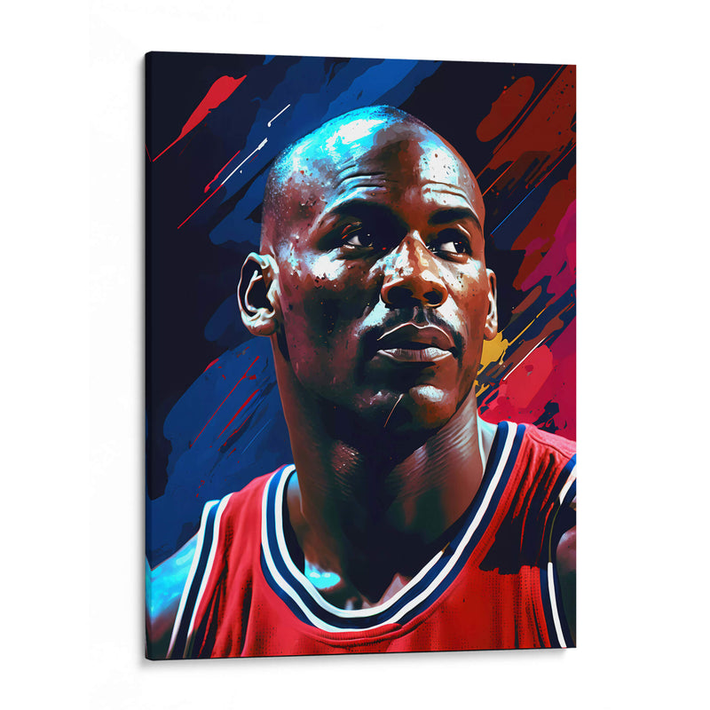 Jordan a color - Icon Hunter | Cuadro decorativo de Canvas Lab