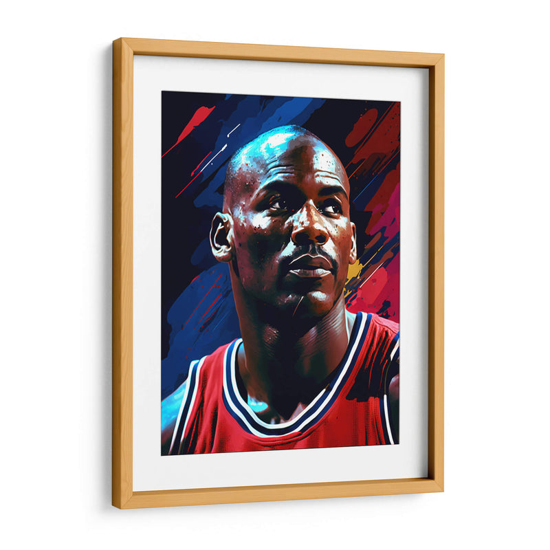 Jordan a color - Icon Hunter | Cuadro decorativo de Canvas Lab