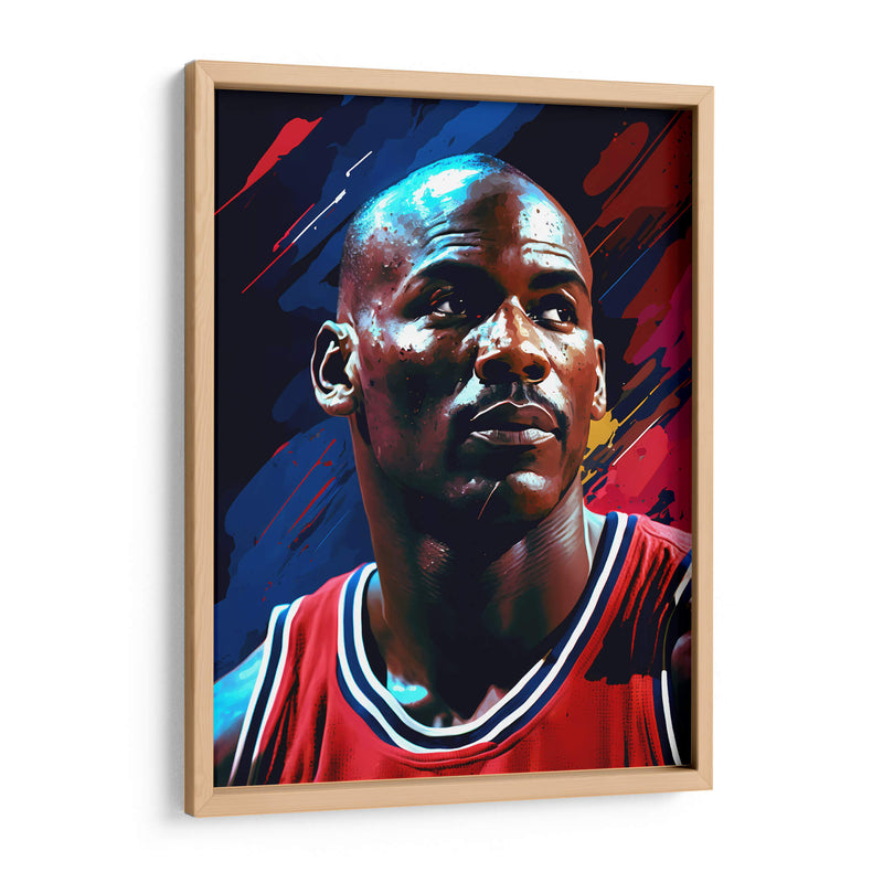 Jordan a color - Icon Hunter | Cuadro decorativo de Canvas Lab