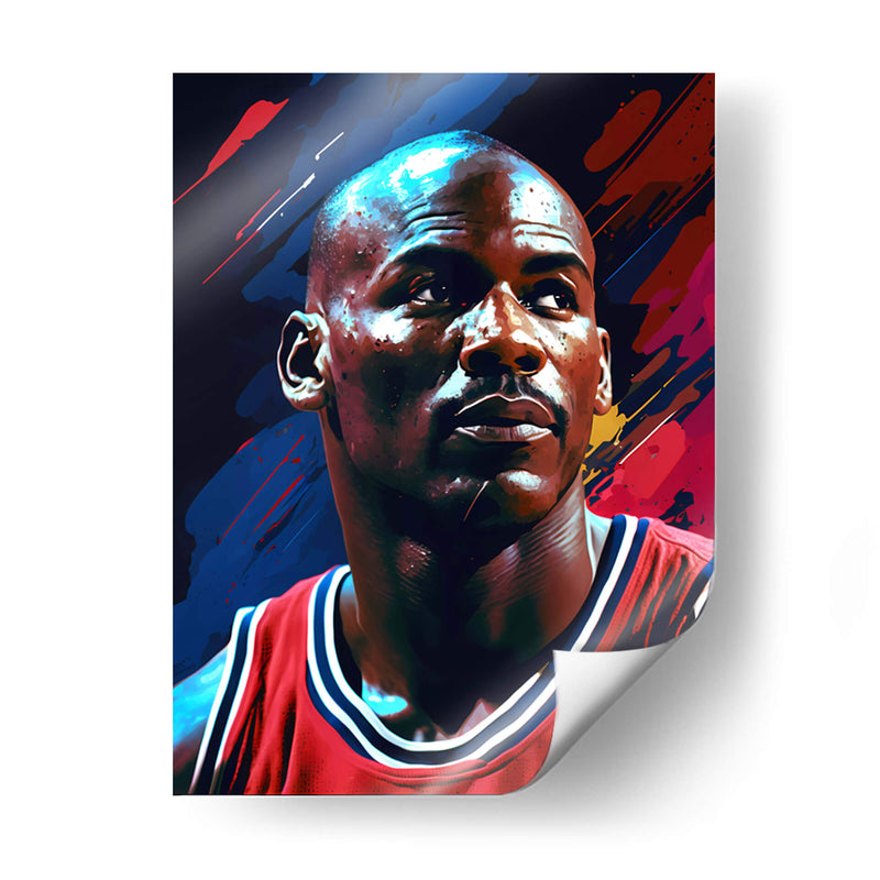 Jordan a color - Icon Hunter | Cuadro decorativo de Canvas Lab