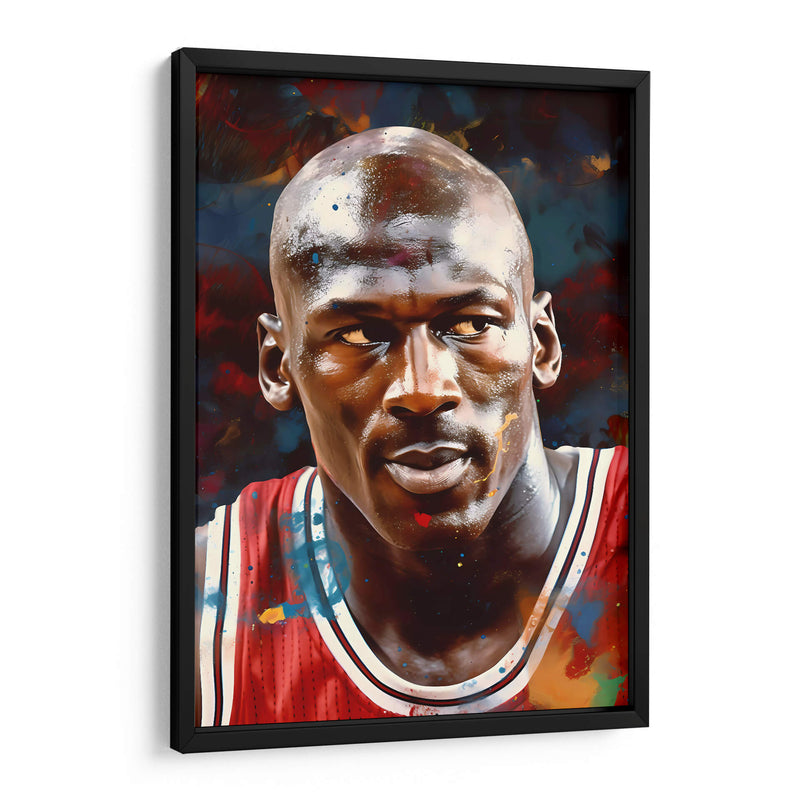 Colores en Michael Jordan - Icon Hunter | Cuadro decorativo de Canvas Lab