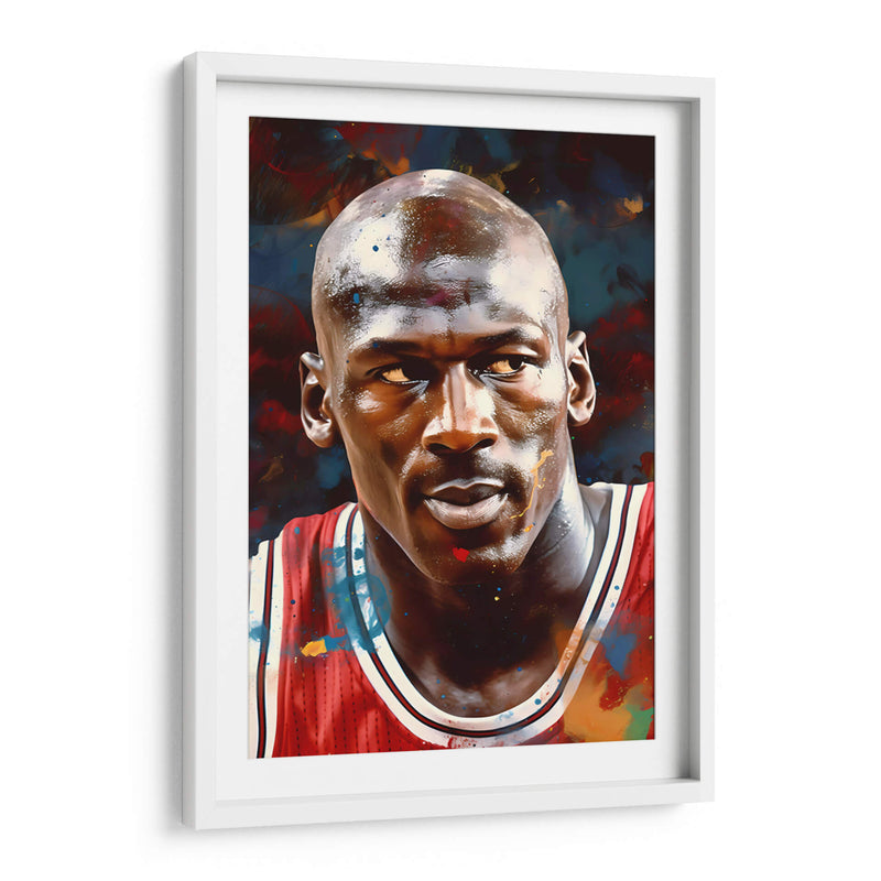 Colores en Michael Jordan - Icon Hunter | Cuadro decorativo de Canvas Lab