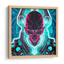 Cyb3r Skull D-11 - AI-ART | Cuadro decorativo de Canvas Lab