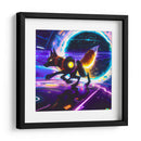 The Cyber Fox and the black hole - AI-ART | Cuadro decorativo de Canvas Lab