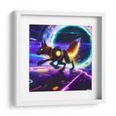 The Cyber Fox and the black hole - AI-ART | Cuadro decorativo de Canvas Lab