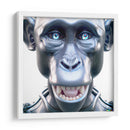 Psycho Monkey-Cyborg - AI-ART | Cuadro decorativo de Canvas Lab