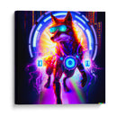 The Cyber Fox Quantum Travel - AI-ART | Cuadro decorativo de Canvas Lab