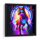 The Cyber Fox Quantum Travel - AI-ART | Cuadro decorativo de Canvas Lab