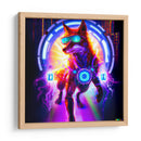 The Cyber Fox Quantum Travel - AI-ART | Cuadro decorativo de Canvas Lab