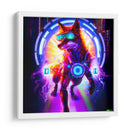 The Cyber Fox Quantum Travel - AI-ART | Cuadro decorativo de Canvas Lab