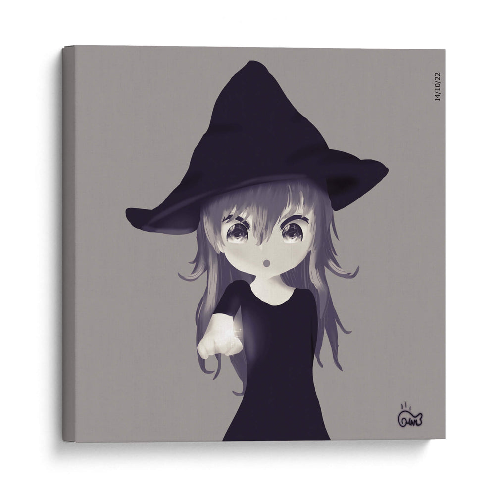 Bruja Chibita - Ham Hams! | Cuadro decorativo de Canvas Lab